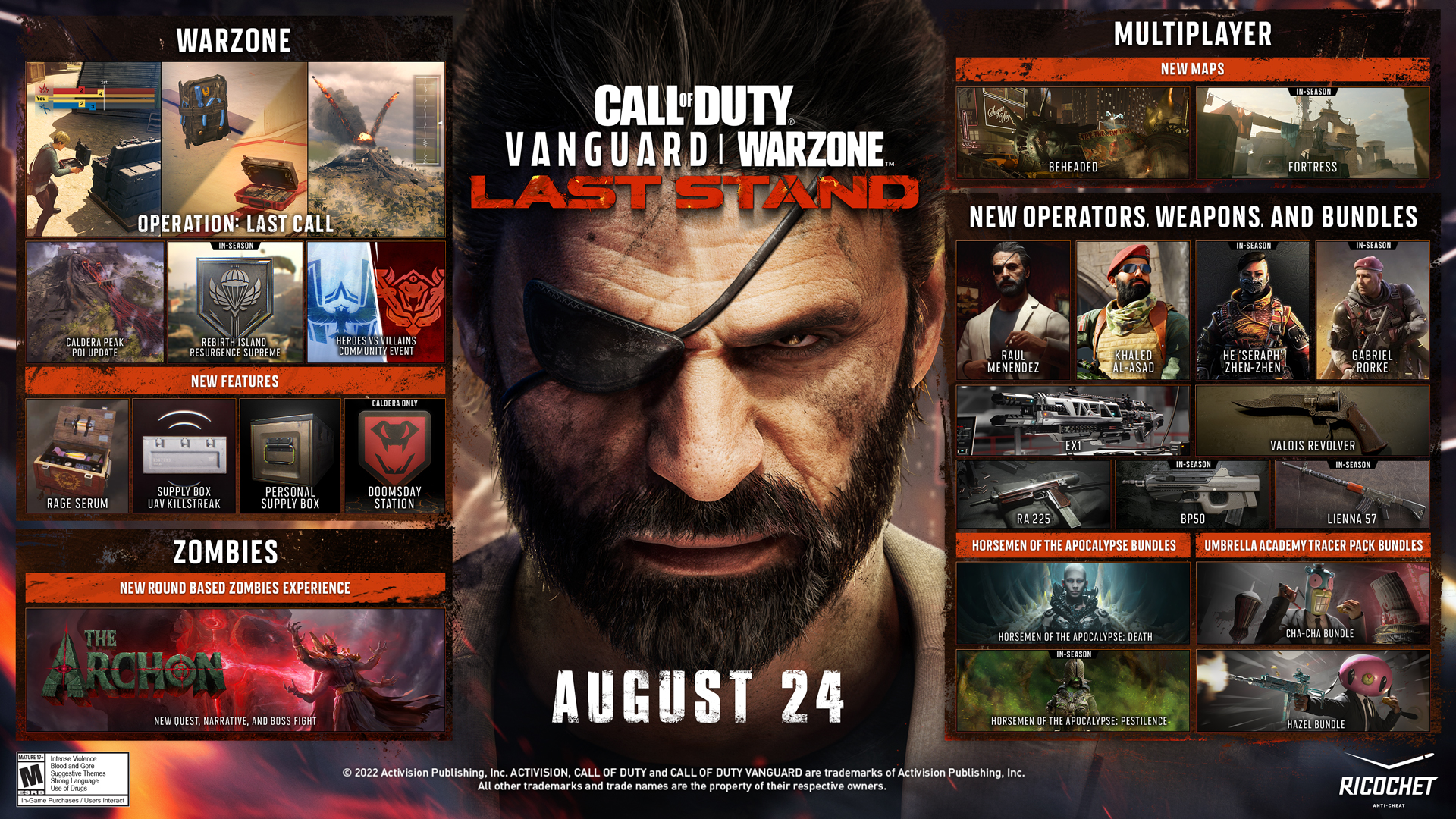 Call of DutyÂ®: Vanguard and Warzoneâ¢ â Last Stand Season Announcement